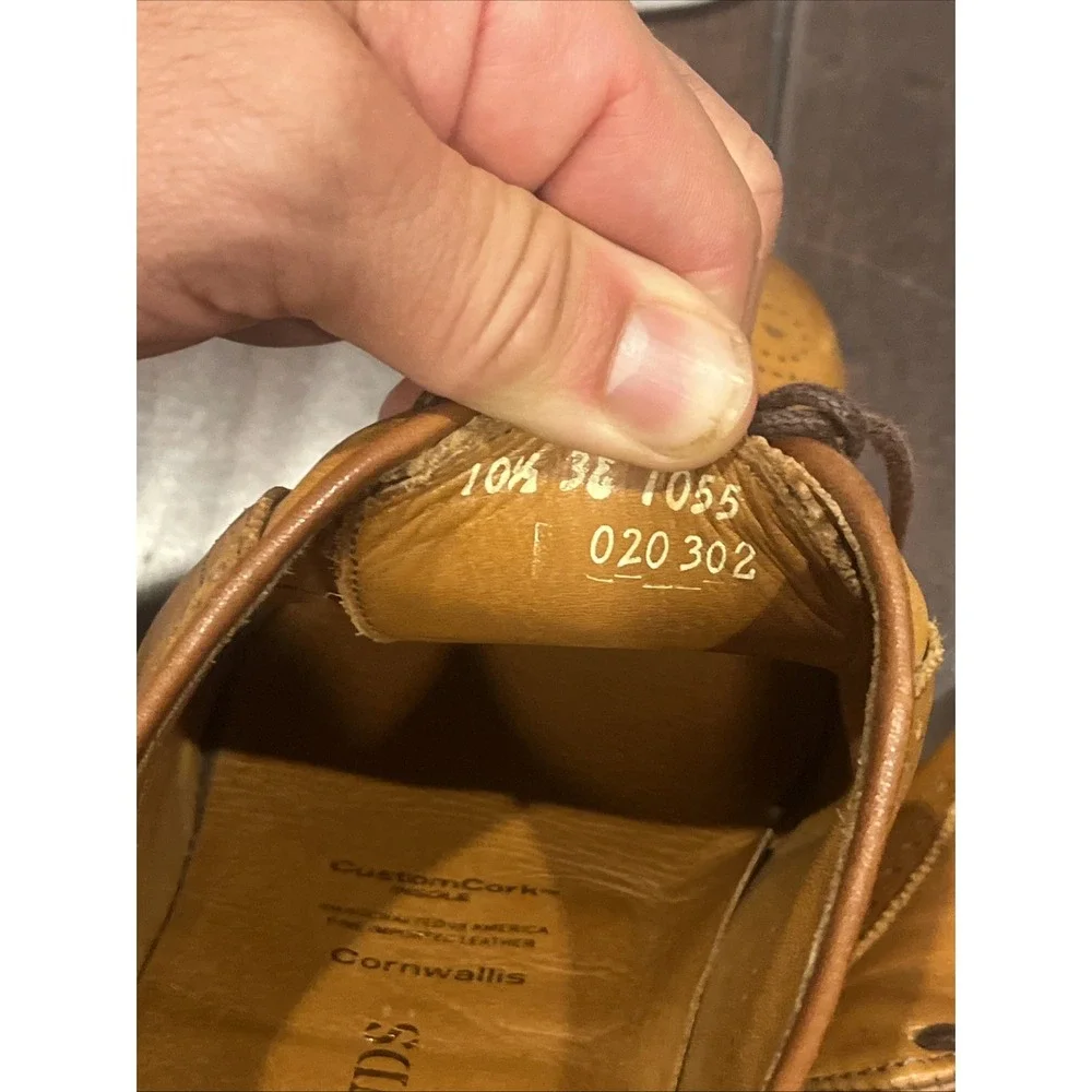 Allen Edmonds Port Washington Cornwallis Dress Shoe Oxford Men's 10.5 3E Walnut